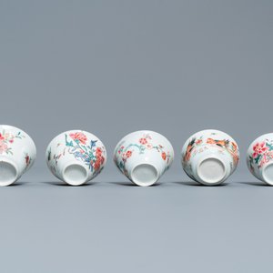 Thirteen various Chinese saucers and nine cups, Kangxi/Qianlong — 照片 13
