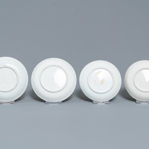 Thirteen various Chinese saucers and nine cups, Kangxi/Qianlong — 照片 5