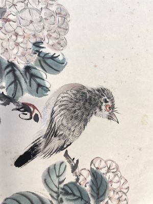 Three albums: 'Jiang Hanting 江寒汀 (1904-1963), Lin Sanzhi 林散之 (1898-1989) and Qi Gong 启功 (1912-2005)', ink and colour on paper — photo 21