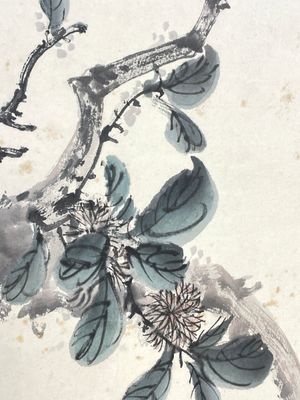 Three albums: 'Jiang Hanting 江寒汀 (1904-1963), Lin Sanzhi 林散之 (1898-1989) and Qi Gong 启功 (1912-2005)', ink and colour on paper — photo 24