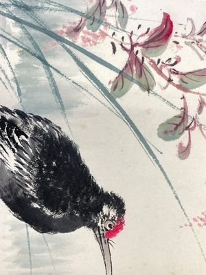 Three albums: 'Jiang Hanting 江寒汀 (1904-1963), Lin Sanzhi 林散之 (1898-1989) and Qi Gong 启功 (1912-2005)', ink and colour on paper — photo 33