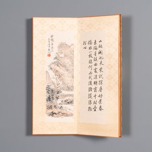 Three albums: 'Jiang Hanting 江寒汀 (1904-1963), Lin Sanzhi 林散之 (1898-1989) and Qi Gong 启功 (1912-2005)', ink and colour on paper — photo 16