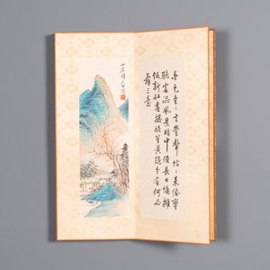 Three albums: 'Jiang Hanting 江寒汀 (1904-1963), Lin Sanzhi 林散之 (1898-1989) and Qi Gong 启功 (1912-2005)', ink and colour on paper — photo 18