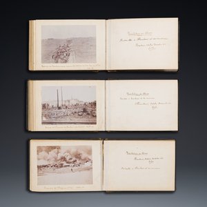 Three albums with 66 photos about the Xinhai Revolution in Hankou, Wuchang and Hanyang in China, 1911 — 照片 1