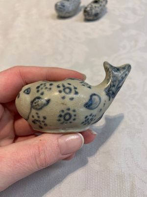 Three Annamese or Vietnamese blue and white fish-form water droppers, 15/16th C. — photo 2