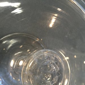 Three ascending English glass tazza on stem, 19th C. — photo 8