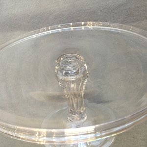 Three ascending English glass tazza on stem, 19th C. — photo 9