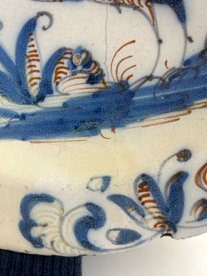 Three blue, white and iron-red Talavera pottery dishes, Spain, 17th C. — photo 20