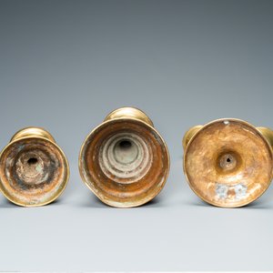 Three bronze candlesticks, Flanders and Germany, 16th C. — photo 7
