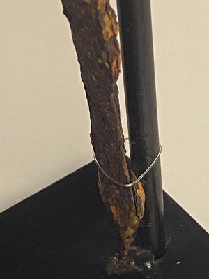 Three bronze Khmer palanquin hooks, a bell and a dagger, Angkor Wat periode, Thailand, 12th C. — 照片 27