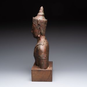 Three bronze sculptures of deities, South Asia/Southeast Asia, 19/20th C. — foto 3