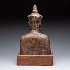 Three bronze sculptures of deities, South Asia/Southeast Asia, 19/20th C. — foto 4