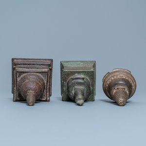 Three bronze stupas, Tibet, 16/18th C. — photo 7