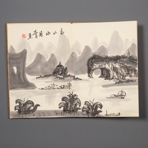 Three Chinese albums: Xu Beihong 徐悲鴻(1895-1953), Bada Shanren 八大山人(1626-1705) and anonymous, ink and colour on paper — foto 14