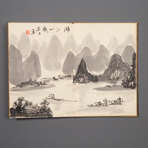 Three Chinese albums: Xu Beihong 徐悲鴻(1895-1953), Bada Shanren 八大山人(1626-1705) and anonymous, ink and colour on paper — foto 15