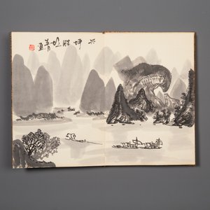 Three Chinese albums: Xu Beihong 徐悲鴻(1895-1953), Bada Shanren 八大山人(1626-1705) and anonymous, ink and colour on paper — foto 16