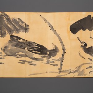 Three Chinese albums: Xu Beihong 徐悲鴻(1895-1953), Bada Shanren 八大山人(1626-1705) and anonymous, ink and colour on paper — foto 6