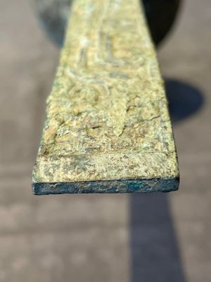 Three Chinese archaic bronze wine vessels, Zhou or later — photo 42