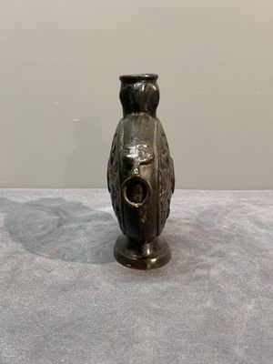 Three Chinese archaistic miniature bronze vases, Song/Yuan — 照片 4