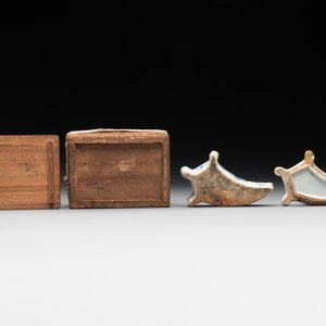Three Chinese blue and white incense boxes and covers for the Japanese market, late Ming, 17th C. — 照片 7