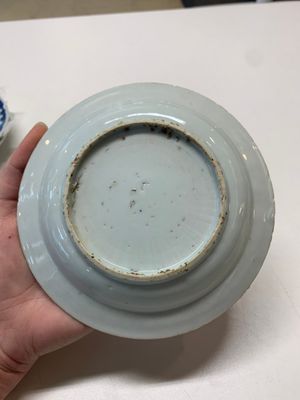 Three Chinese blue and white ko-sometsuke plates for the Japanese market, late Ming — photo 2