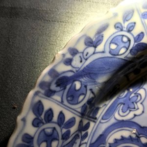 Three Chinese blue and white kraak porcelain plates, Wanli — photo 9