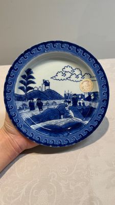 Three Chinese blue and white 'Scheveningen' or 'Nabeshima' plates, Kangxi — photo 8