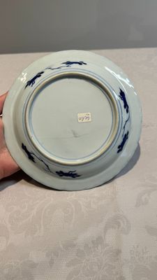 Three Chinese blue and white 'Scheveningen' or 'Nabeshima' plates, Kangxi — photo 10