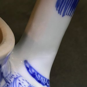 Three Chinese blue and white teapots and covers, Kangxi — 照片 15