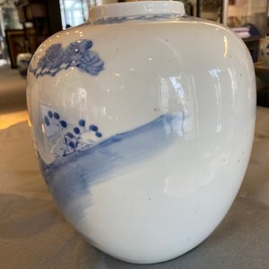 Three Chinese blue and white vases, 19th C. — photo 27