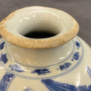 Three Chinese blue and white vases, Kangxi — photo 8