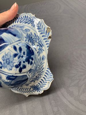 Three Chinese blue and white vases, Kangxi — photo 7