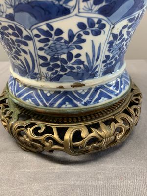 Three Chinese blue and white vases, Kangxi — photo 10