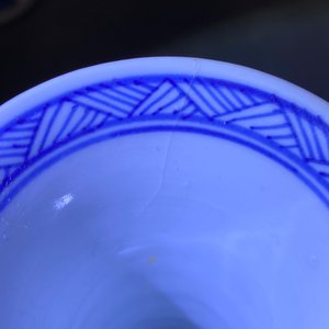 Three Chinese blue and white vases, Kangxi — photo 12