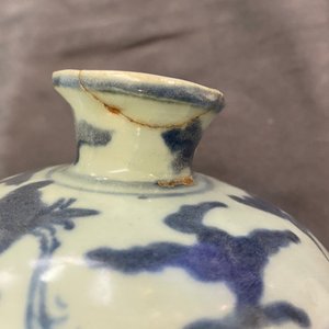 Three Chinese blue and white vases, Ming — 照片 10
