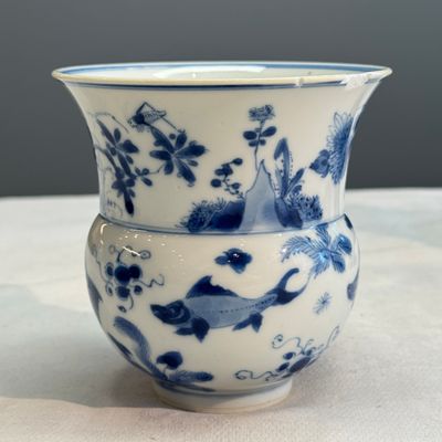 Three Chinese blue and white wares — photo 2