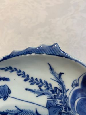 Three Chinese blue, white and copper-red ko-sometsuke pieces for the Japanese market, Tianqi — photo 16