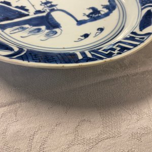 Three Chinese blue, white, copper red and wucai ko-sometsuke plates for the Japanese market, Tianqi/Chongzhen — photo 18