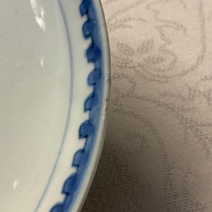 Three Chinese blue, white, copper red and wucai ko-sometsuke plates for the Japanese market, Tianqi/Chongzhen — photo 7