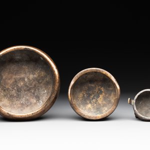 Three Chinese bronze censers, Xuande mark, Ming/Qing — photo 6