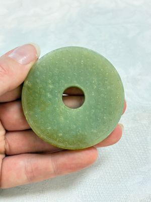 Three Chinese celadon jade carvings, 19/20th C. — 照片 13