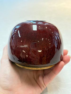 Three Chinese copper-red-glazed water pots, Kangxi mark, 19th C. — photo 16