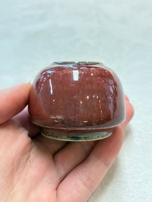 Three Chinese copper-red-glazed water pots, Kangxi mark, 19th C. — photo 2