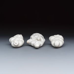 Three Chinese Dehua blanc de Chinese models of Guanyin — photo 6