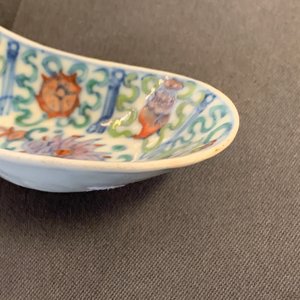 Three Chinese doucai spoons, 19th C. — photo 8