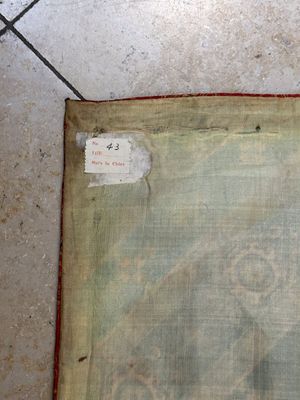 Three Chinese embroidered silk cloths with figural designs, 19/20th C. — 照片 23