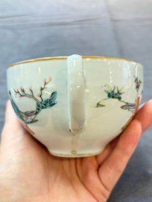 Three Chinese famille rose covered teapots and a warming bowl, Tongzhi, Guangxu and Lü Zhi Xiang Zhi 呂芷薌製 marks, 19th C. — foto 12