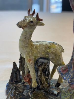 Three Chinese famille rose figures, Cai Yong Xin Zao 蔡永新造 mark, 19/20th C. — photo 26