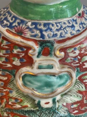Three Chinese famille rose figures of star gods, seal marks, 19/20th C. — foto 13