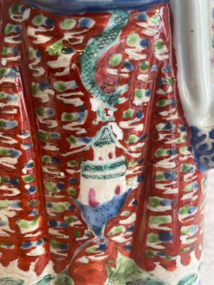 Three Chinese famille rose figures of star gods, seal marks, 19/20th C. — foto 15